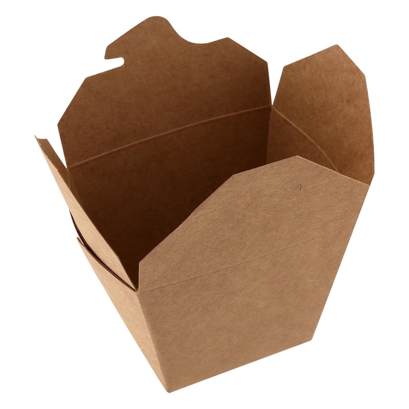 Paquete de 100 cajas de papel kraft de 16 onzas, contenedor chino marrón para llevar, cajas de papel para llevar, para fiestas, catering, restaurantes