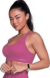 Top Academia Sport Alta Sustentação Sem Bojo Sem Costura Poliamida Elastano Feminino Fitness Selene