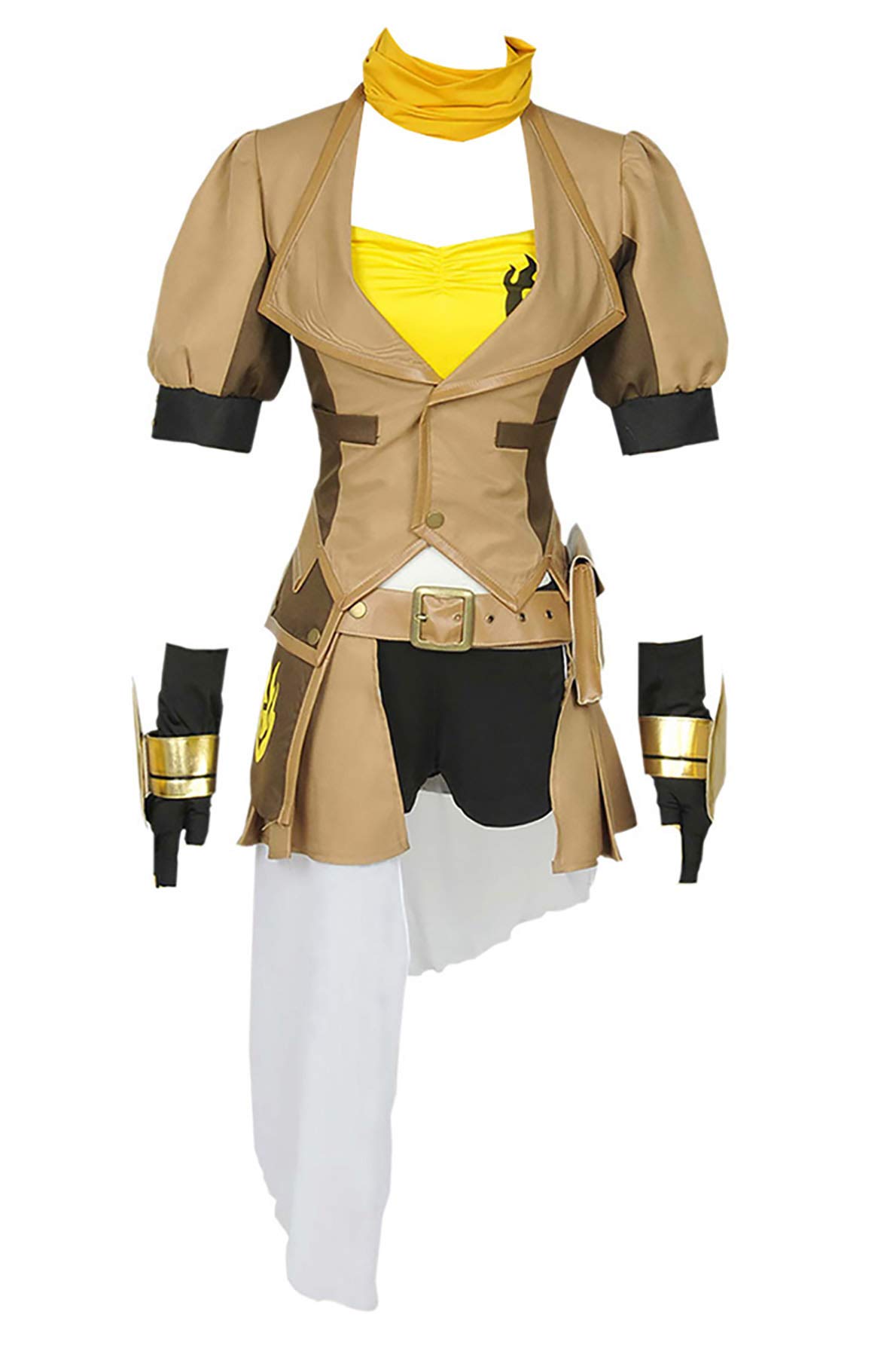 XOMO RWBY Yellow Trailer Yang Xiao Long Cosplay Costume