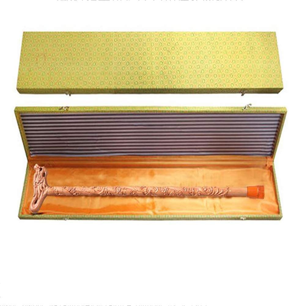 Andadores para personas mayores Bastón de madera, bastón para caminar tallado a mano, regalos, moderno, resistente y estable para hombres y mujeres, andador con ruedas de 90 cm, ayuda para la mov