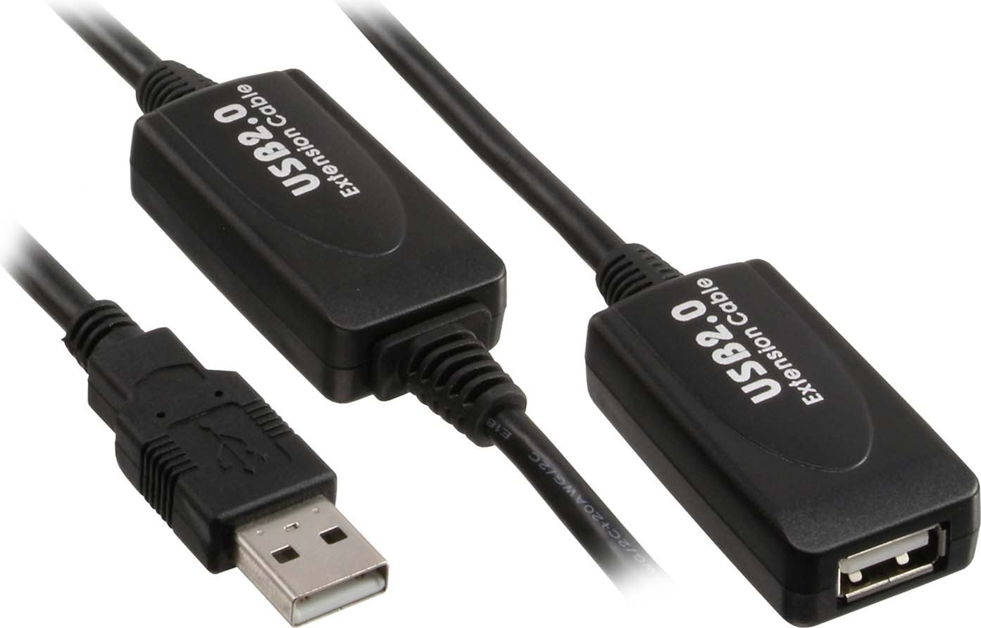 Kindermann 5771000115 Cavo Usb 15 M Usb A Nero - Cavi Usb (15 M, Usb A, Usb A, 2.0, Male Connector/Female Connector, Nero) - 4