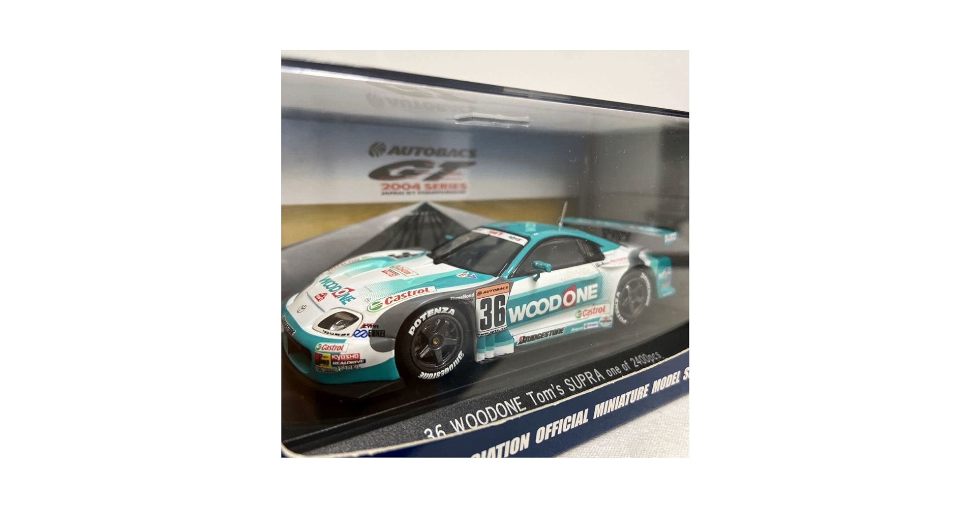 Amazon | EBBRO 1/43 WOODONE Tom's Supra #36 JGTC 2004年