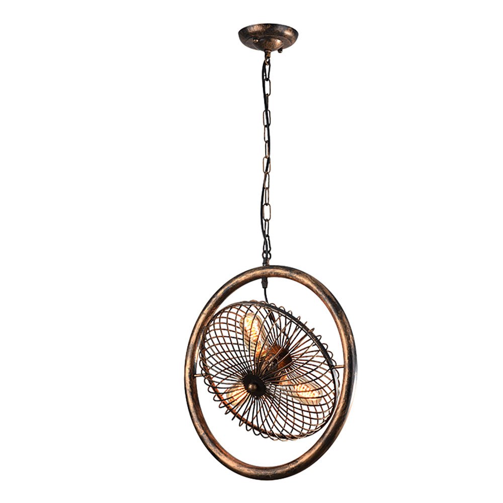 Lustre industriel vintage pour chambre à coucher design fer