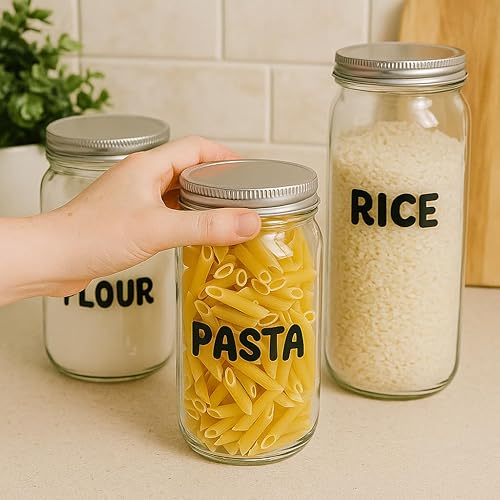 Miniatura 7 de 24 hojas de calcomanías de letras, 384 calcomanías del alfabeto, letras autoadhesivas de vinilo de 3 pulgadas, calcomanías ABC de alfabetos negros,