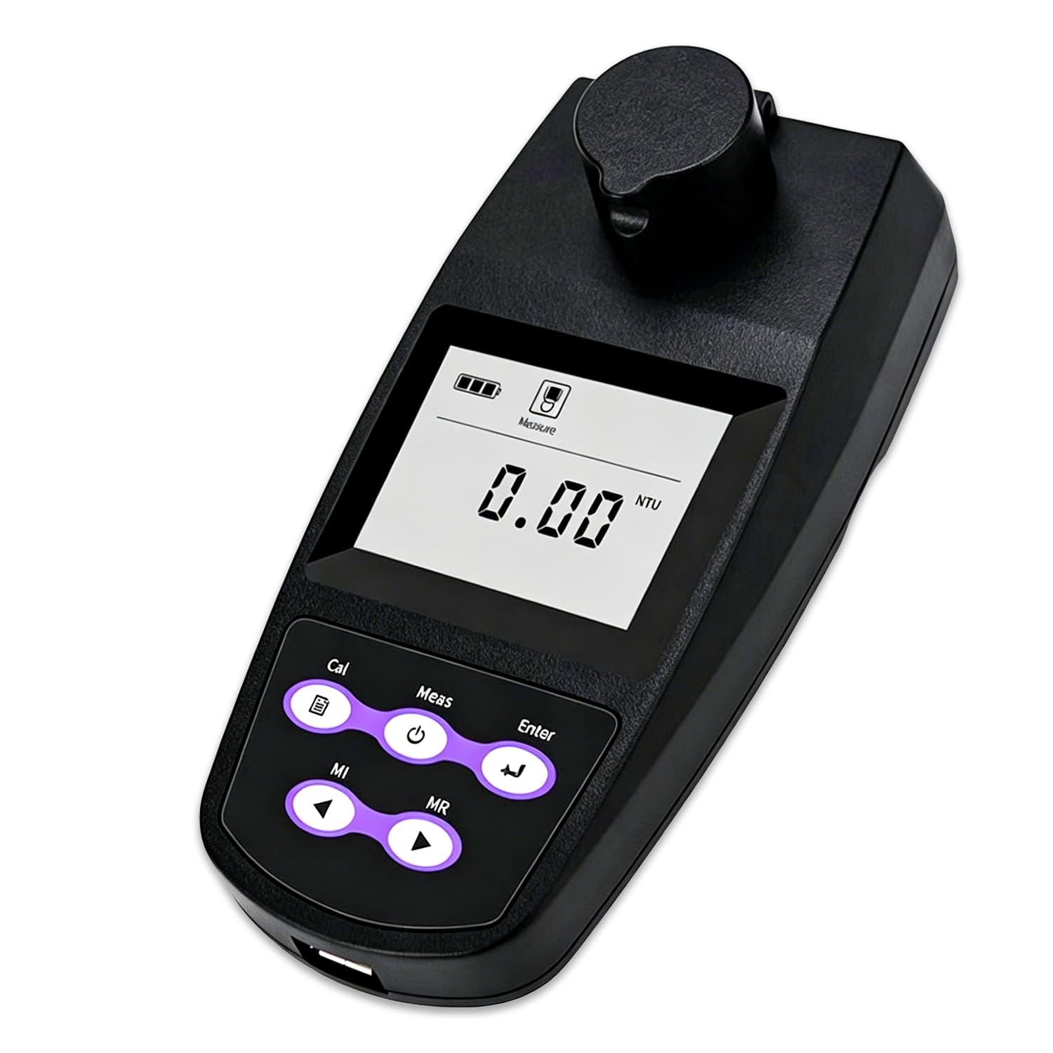WTRYRN Nephelometer, Turbidity Gauge, Full Calibration Liquid Kit, Shockproof Carry Case, One-Touch Calibration, Food & Water Treatment Testing