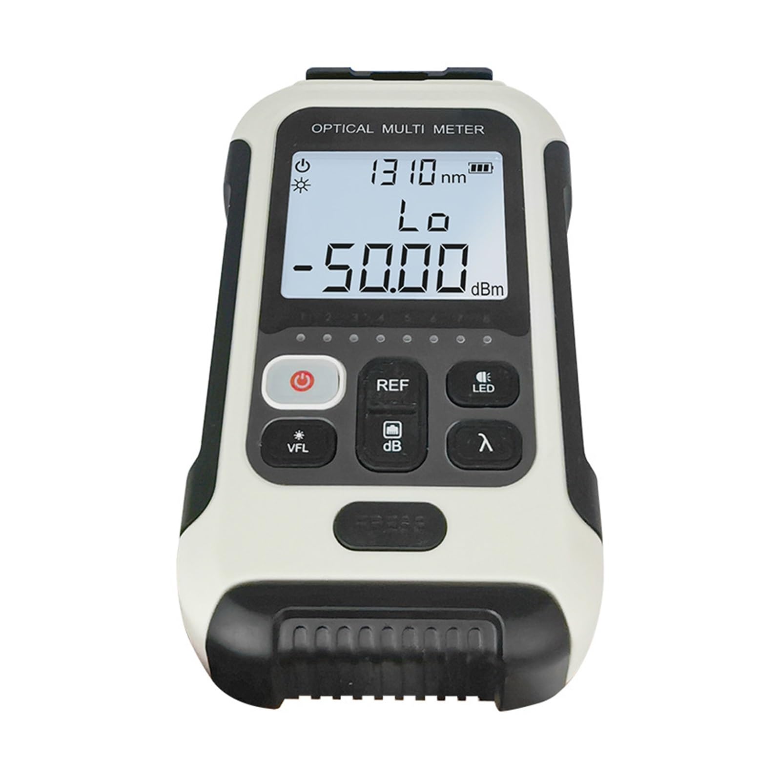 Testeur de fibre optique, Mini compteur de puissance à fibre optique multifonction 4 en 1, -50 + 26dmb 10/20/30/50 Mw localisateur de défaut visuel, test de câble d'outil réseau(10mw)