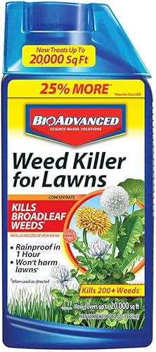 BioAdvanced Herbicida para césped, concentrado, 32 onzas