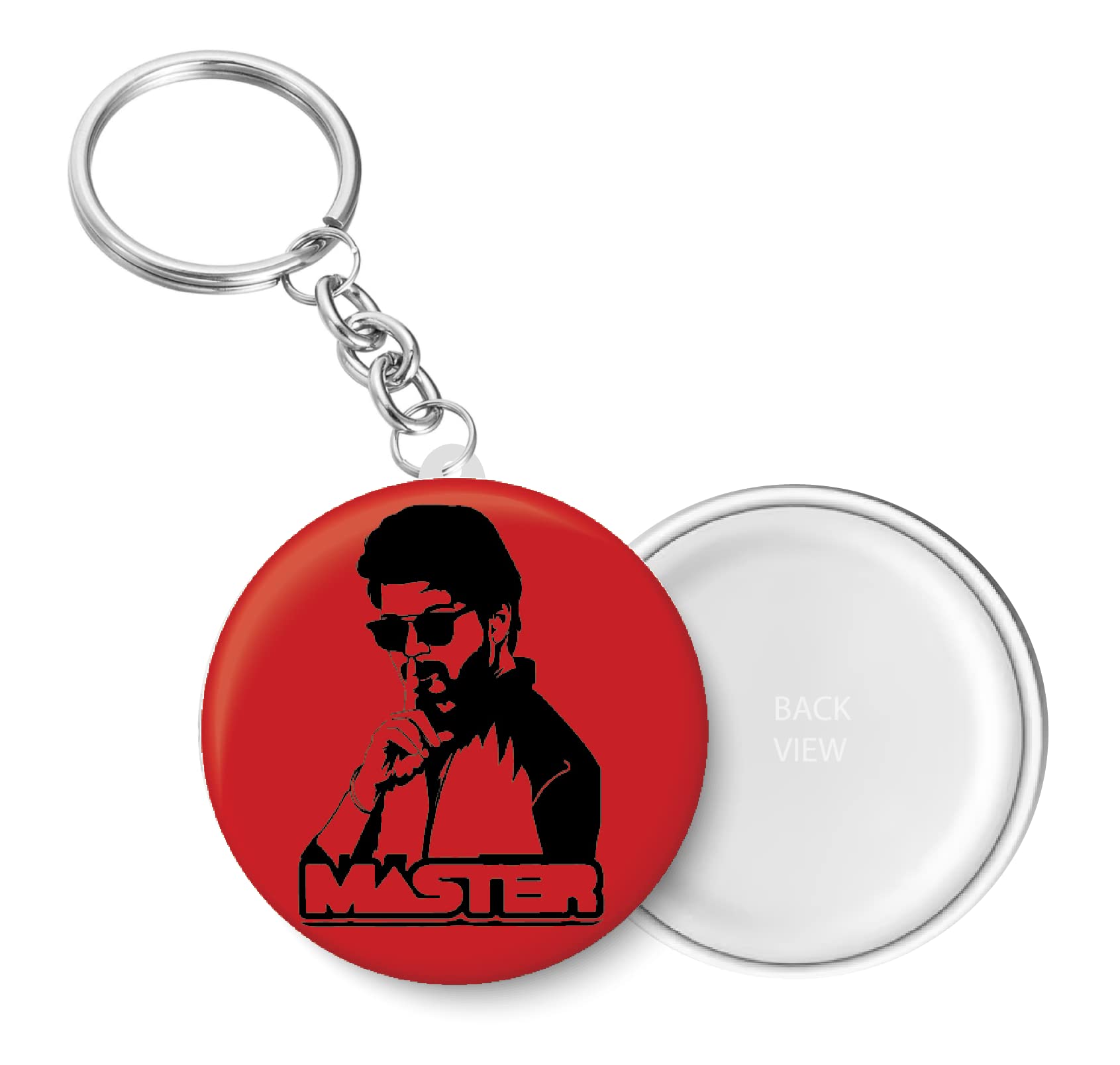 peacockride Thalapathy Vijay I Master Key Chain (Plastic, Multicolor, 44mm)-picture-42