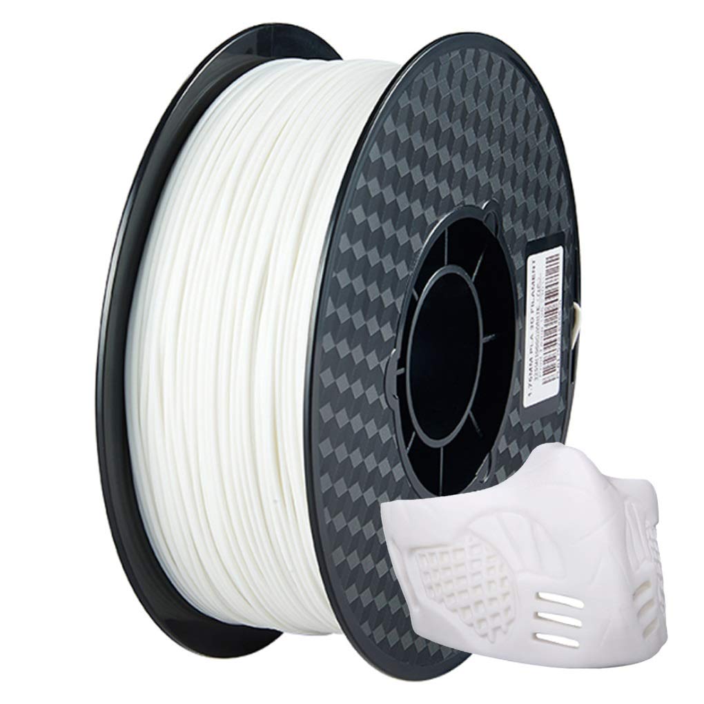 Hello Filament PLA 1,75 mm biały, tolerancja ± 0,02, filament do drukowania 3D, nadaje się do drukarek 3D i długopisów drukarskich, wysoka precyzja, bez pęcherzyków