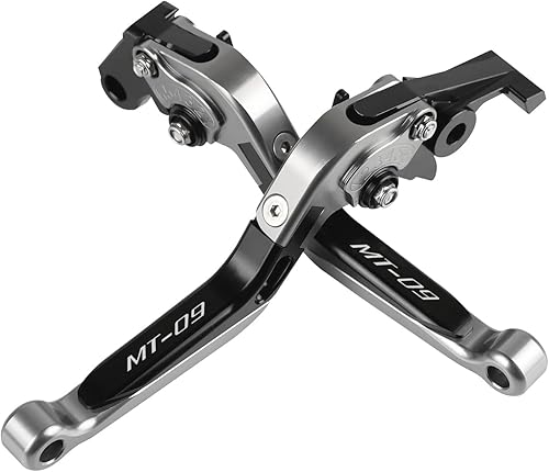 Miniatura 1 de MT09 Juego de palancas de embrague de freno plegable extensible CNC para MT09 2013-2021 Azul