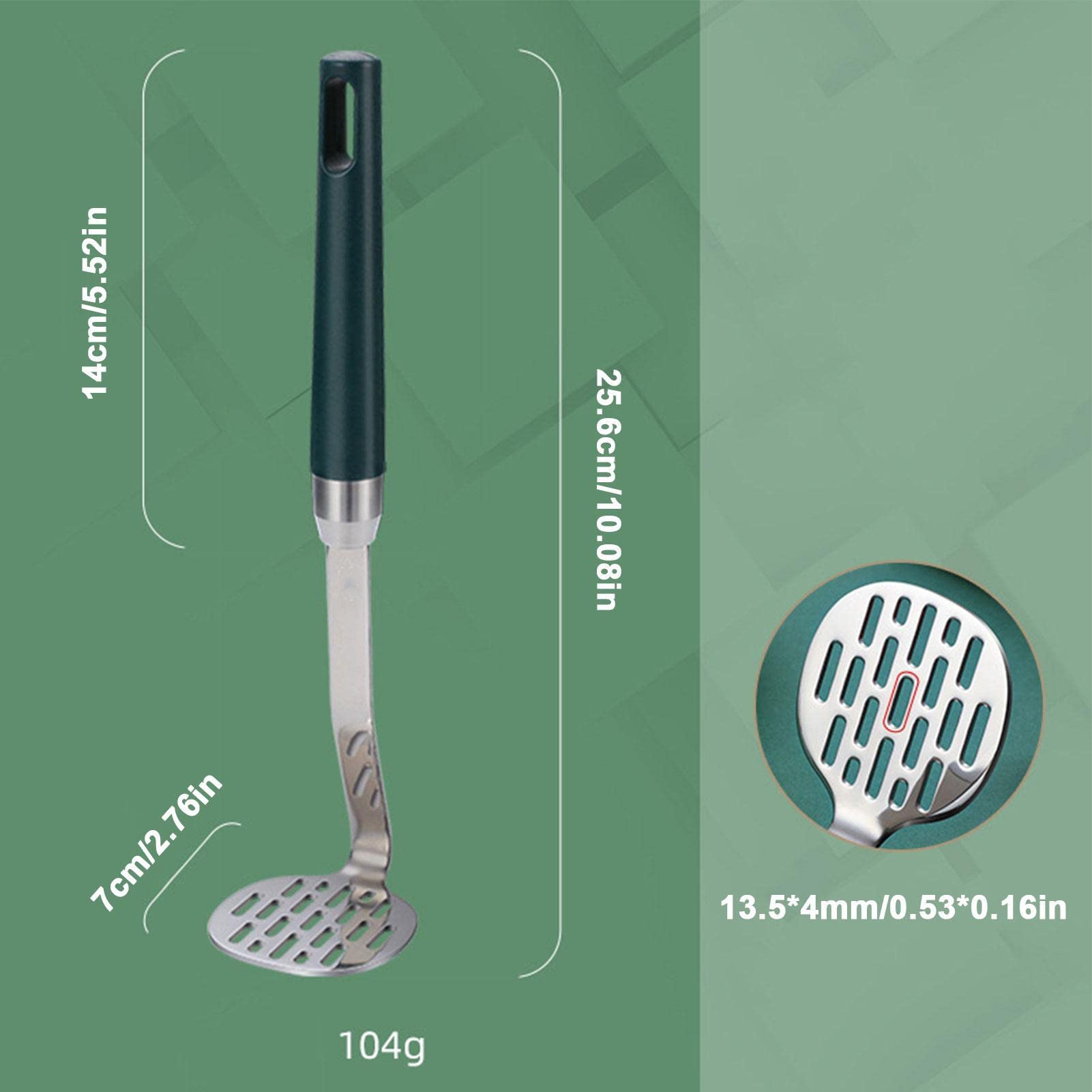 10 Kartoffelstampfer | Edelstahl-Drahtstampfer | Robuster Lebensmittelstampfer, Metall-Kartoffelstampfer, Küchenwerkzeug für Avocado, Kartoffelpüree, Fleisch, Bohnen