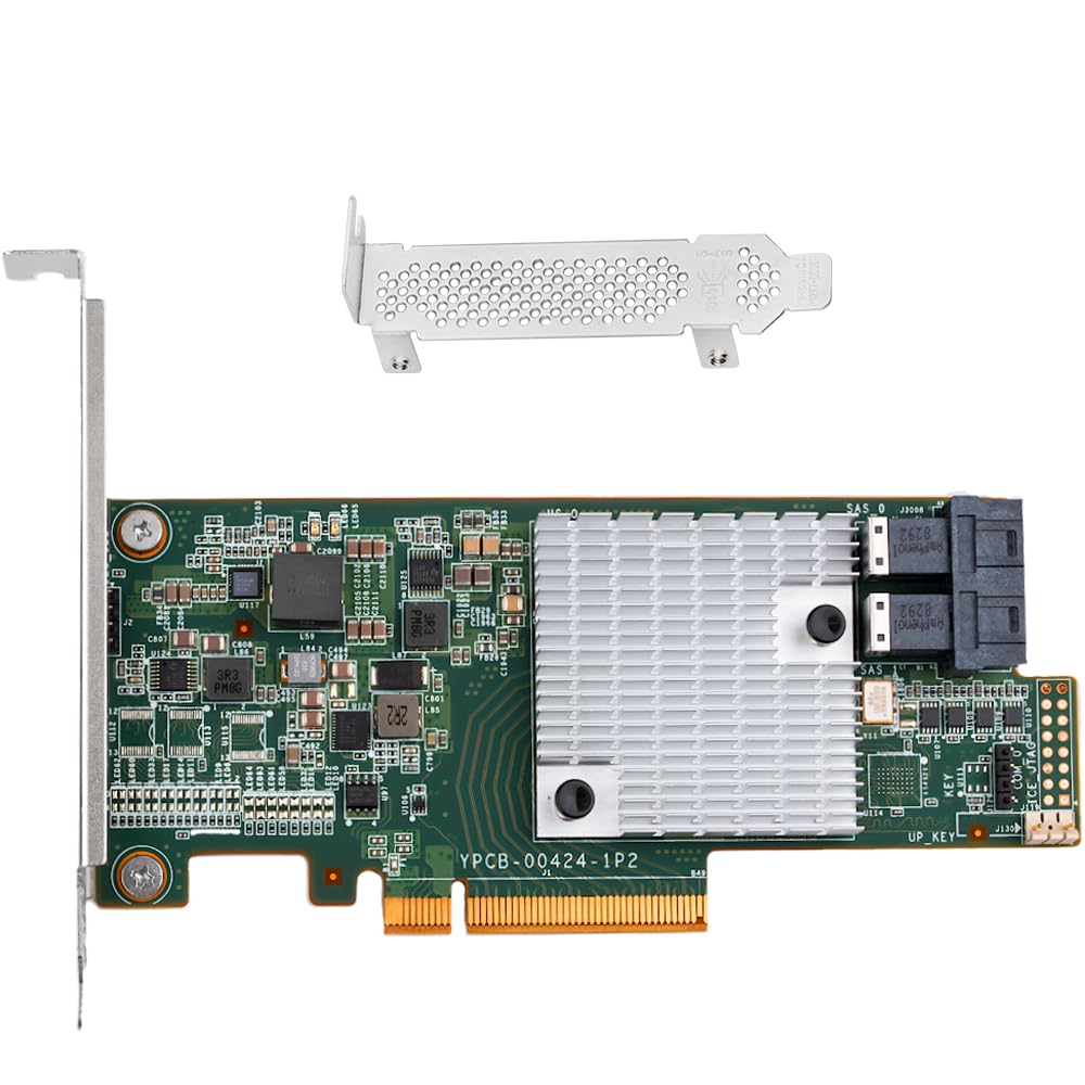 SAS-HBA-Karte für LSI 9300-8i IT Mode PCIe-SATA-Erweiterungskarte