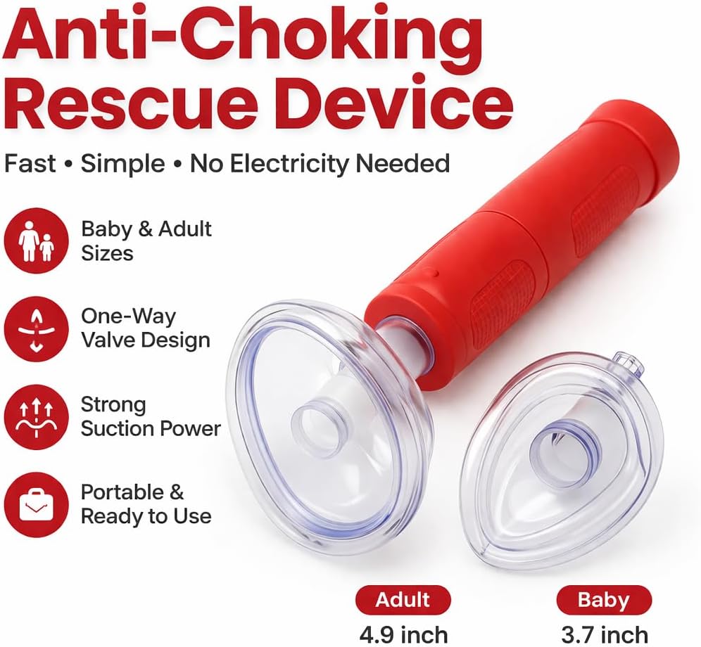 Heimlich Assistant Choking Rescue Device Bag for Emergency Situation Holder for Rescue Device Kits F2