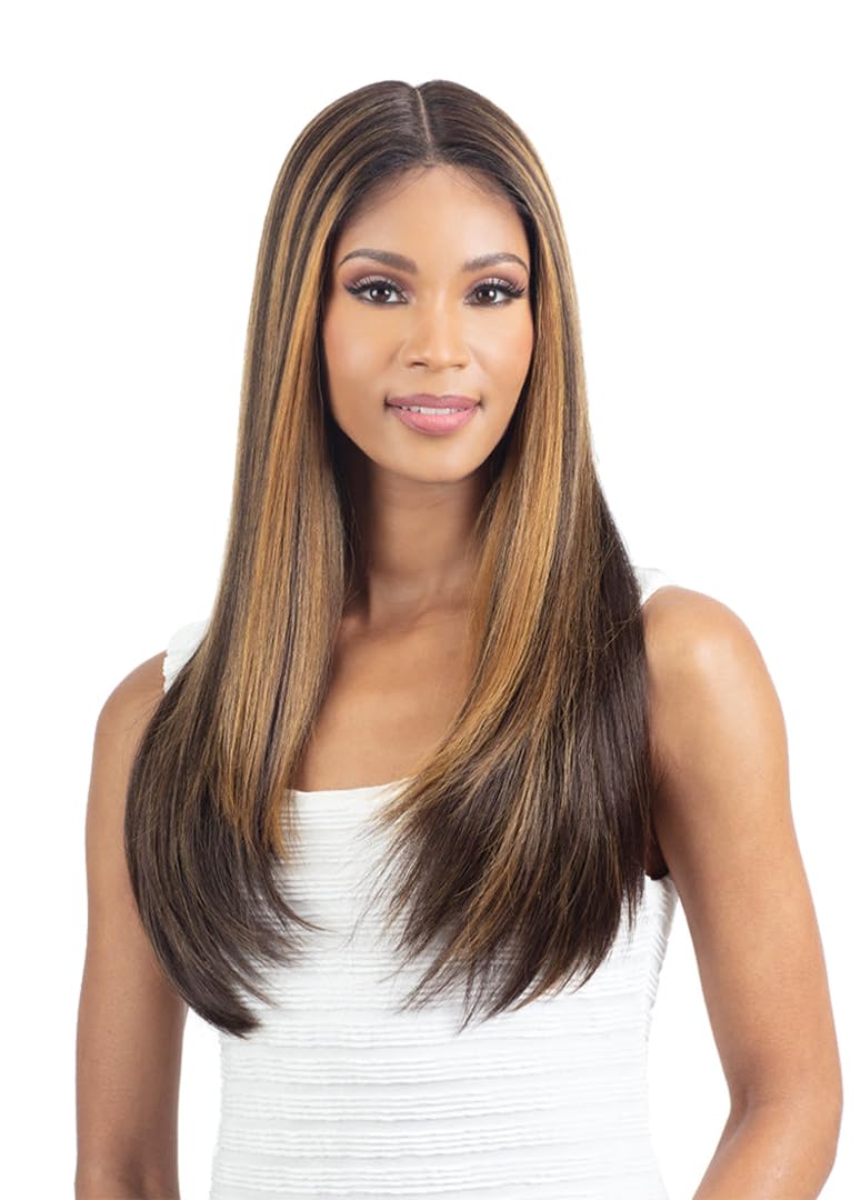 Mayde Beauty Crystal Glueless Ear to Ear HD Lace 5" Part Wig OPAL (Copper)