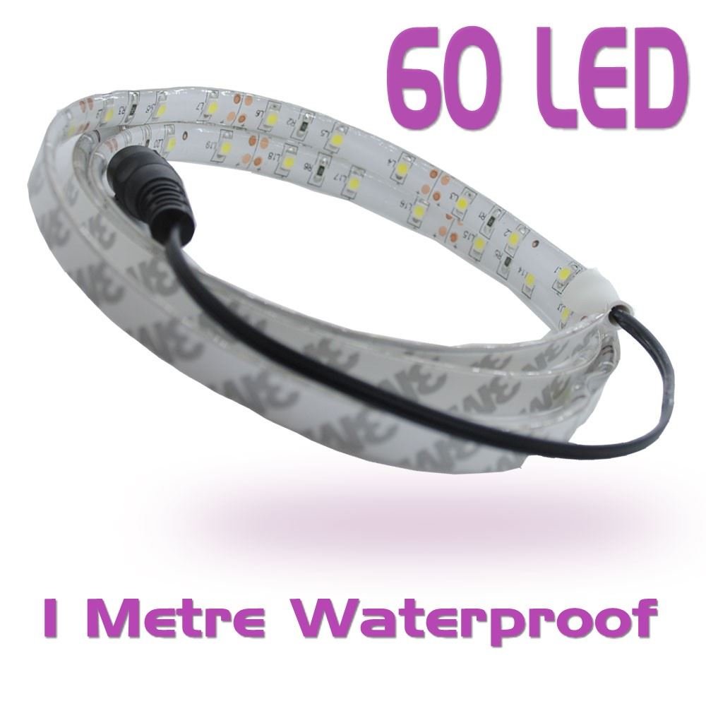 JnDee Kit Complet Bleu 5 M LED Bande Ruban Transformateur/Alimentation Variateur D'intensité Sans Fil RF Avec Télécommande Pour Clignotant