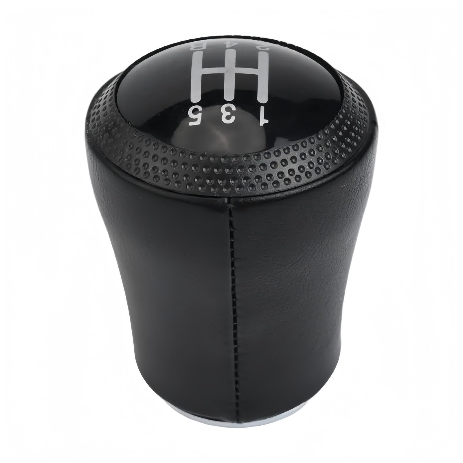 Grozzy Universal Shifter Handle Interior Decoration for A4 B5 C5 1998-2001 5/6 Speed Leather Shift KNOB(5 Speed)
