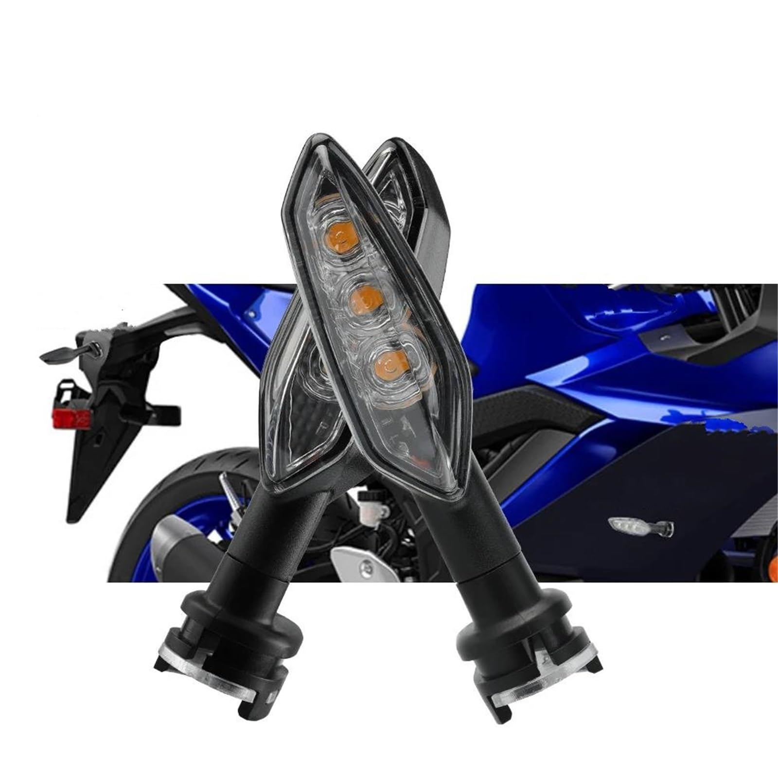 Indicatori Luce Indicatori Di Direzione A LED Per Moto Anteriori E Posteriori Per YAMAHA XTZ250 VMAX 1700 XT1200Z WR250R WR250X XTZ 250 Componenti Indicatore Direzione Frecce Moto