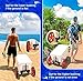 ZLSZTMI Upgraded Cooler Wheel Kit for Yeti/RTIC/Igloo Coolers Wheel Spacing up to19.8 Inches -12 in Wheels Height Adjustable Cart Base for Ice Chest for Heavy Duty Coolers Camping Traveling Red&Black