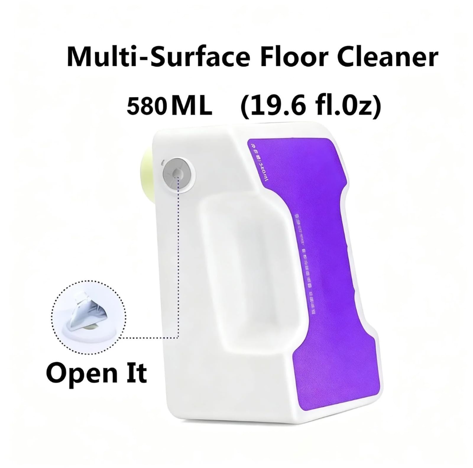 Solución de Limpieza Suelos 580mL, Compatible con Narwal Freo Z Ultra, detergente Repuesto for Limpiador barredora Z10(2pcs)