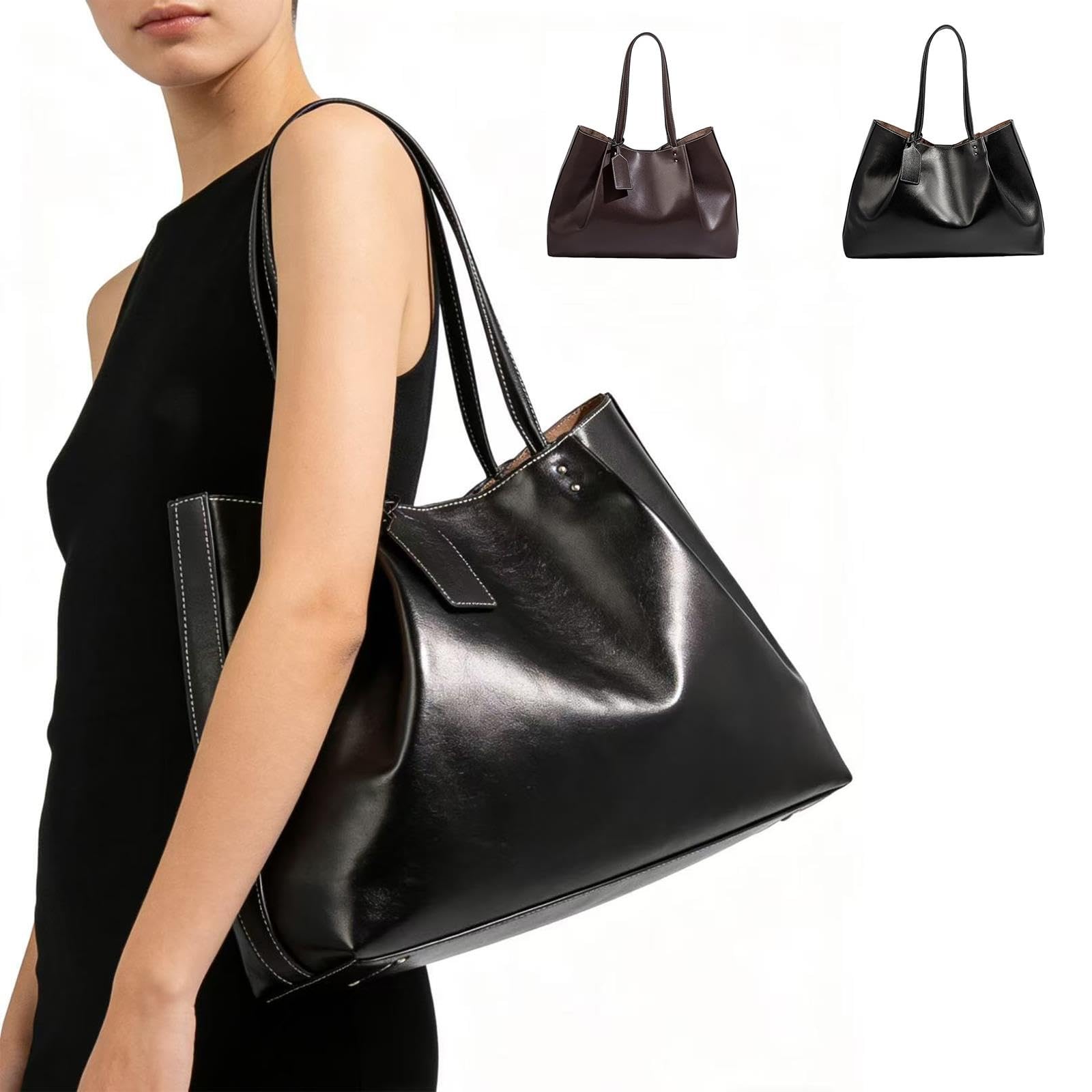 Tote Bag Damen, Shopper Tasche Groß Henkeltasche Vintage Hobo Handtasche