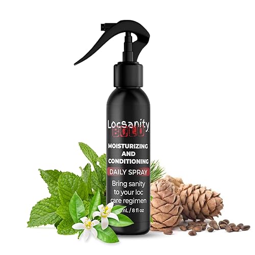 Locsanity BOLD - Spray hidratante para rastas, cuidado de rastas naturales, mantenimiento de rastas, humectante para el cuero cabelludo, spray
