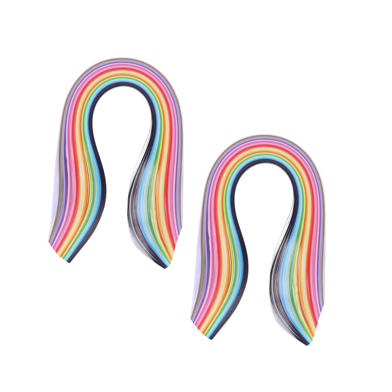 HOODANCOS Floral Quilling Art Kit 520 Strips 26 Colors Paper Quilling Strips Set 5mm Wide for Boys and Girls' Imagination Development Random Color
