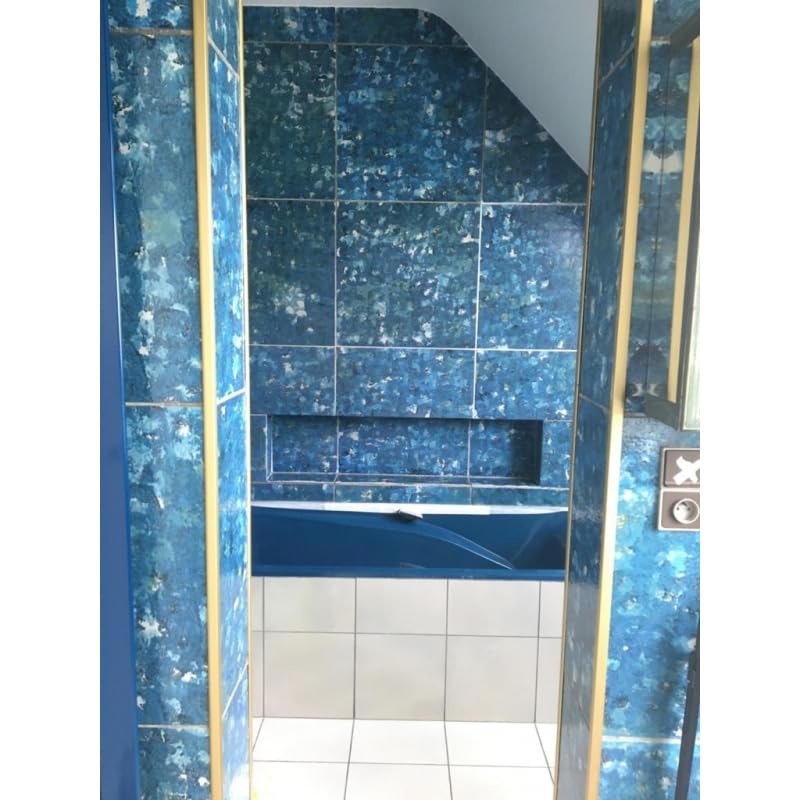 PRO COM Peinture carrelage, résine époxy sol et mur carrelés, douche, lavabo, baignoire, meuble 1kg