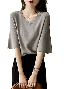 Lサイズ♬半袖ニット Ｔシャツ 夏物 gap139-01.jpg