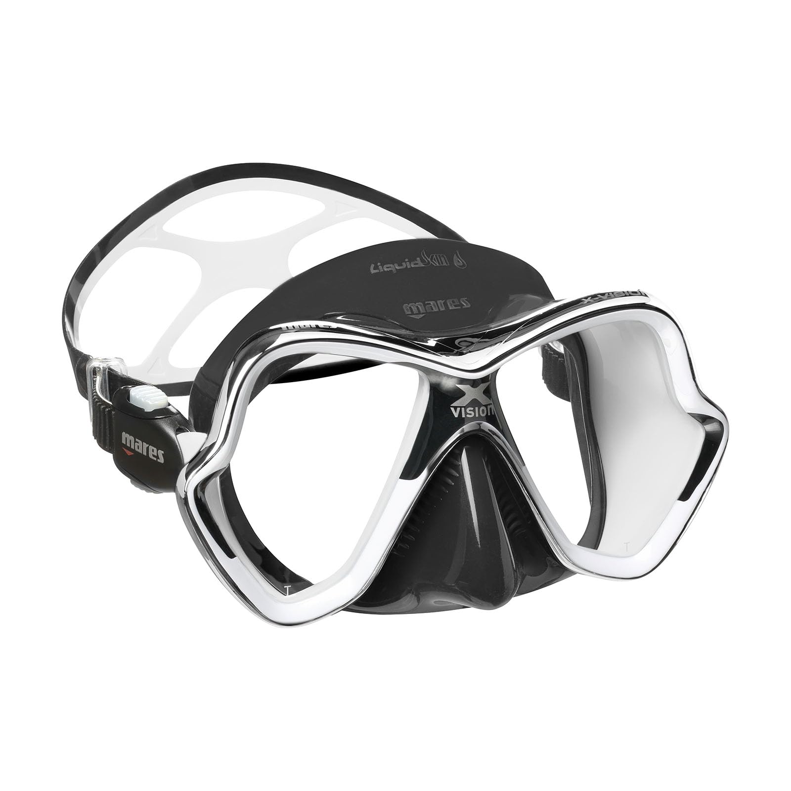 X-Vision Chrome Liquidskin Scuba Diving Mask | Secure Grip, Hydrodynamic Design | Snorkeling, Water Sports, Underwater