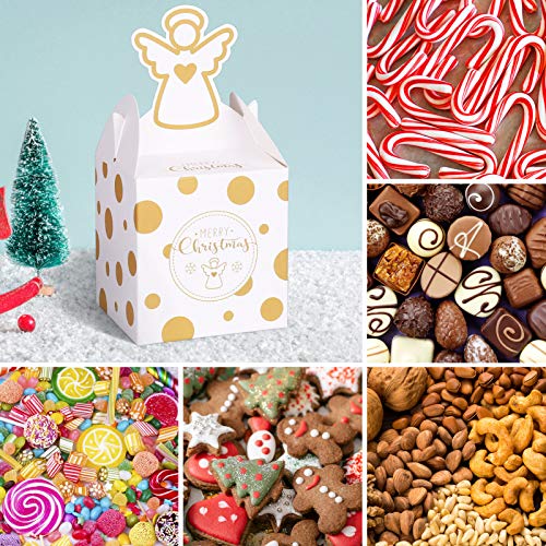 MELLIEX 12 Pièces Boîtes de Bonbons de Noël Belles Boîtes-Cadeaux Kraft Vides Faveur de Noël Traiter Goodie Boîtes pour Enfants à Noël - Image 6