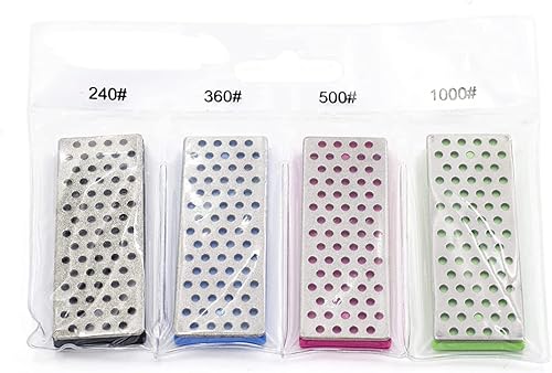 Miniatura 5 de RINOO Herramienta de afilador de bisel de borde lateral de esquí de snowboard multiángulo con 4 piedras de diamante 240 # 360 # 500 # 1000 #