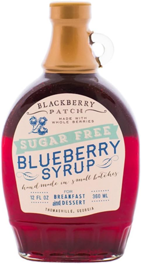 BLACKBERRY PATCH Ns Wild Blueberry Syrup, 12 OZ