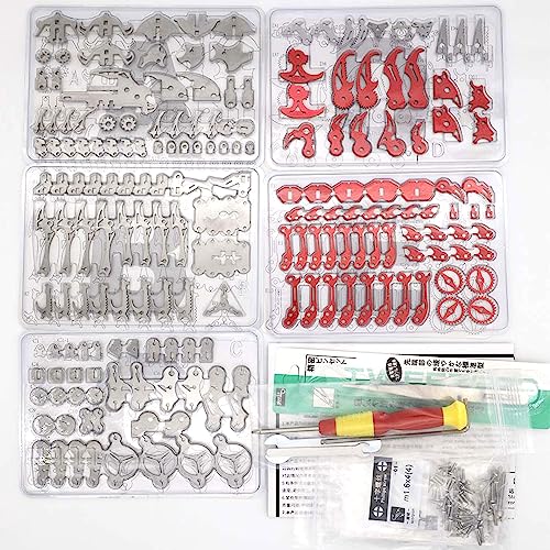 Image of 3D Metal Scorpion Puzzles for Adults: 3-D Puzzles Metal Model Kits to Build DIY Assembly Mechanical Puzzle Building Block Toys with Tool Brain Teaser Craft for Home Decor (Metal Scorpion-Blue)