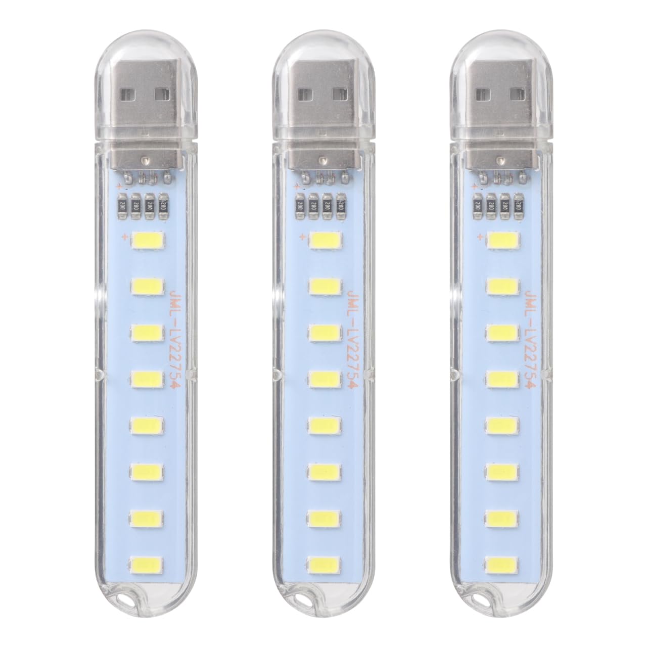 Warmhm USB Night Light 3 Pack Portable Small Led Lamps with USB Charging for Bedroom Reading and Decorative Indoor Lighting