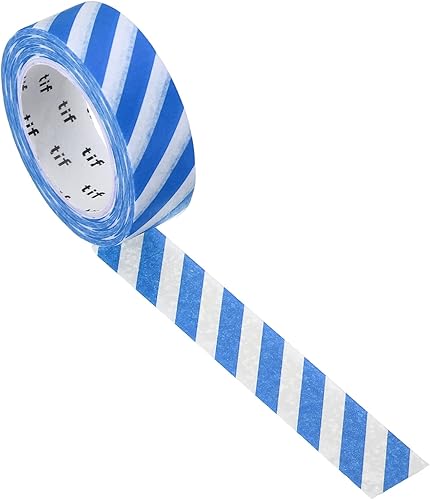 Miniatura 11 de PATIKIL Cinta holográfica Washi de 0.59 pulgadas x 10.93 yardas, 1 rollo de calcomanías autoadhesivas con patrón de rayas para decoración de Rosa