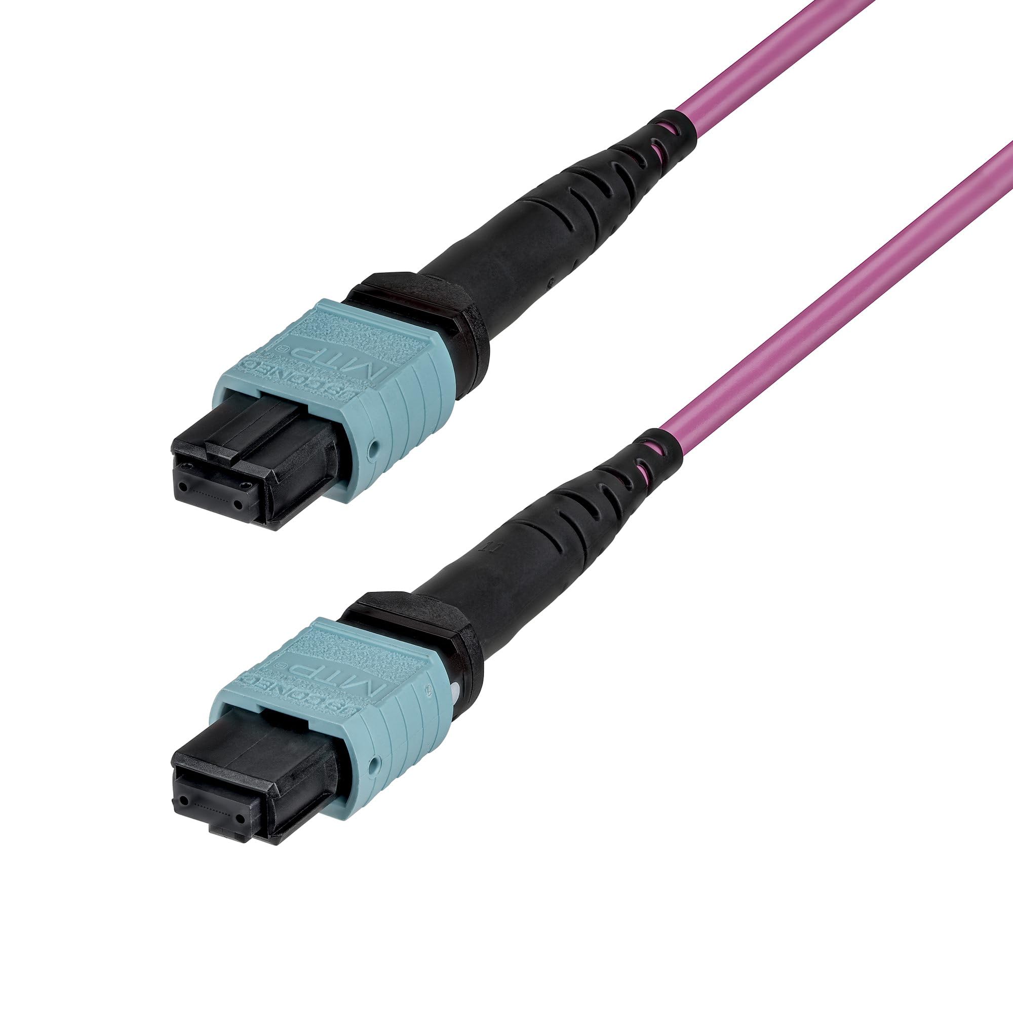 MTP /PC FEMALE OM4 MULTIMODE PLENUM FIBER CABLE SUPPORTS 100GBPS; INDIVIDUALLY T