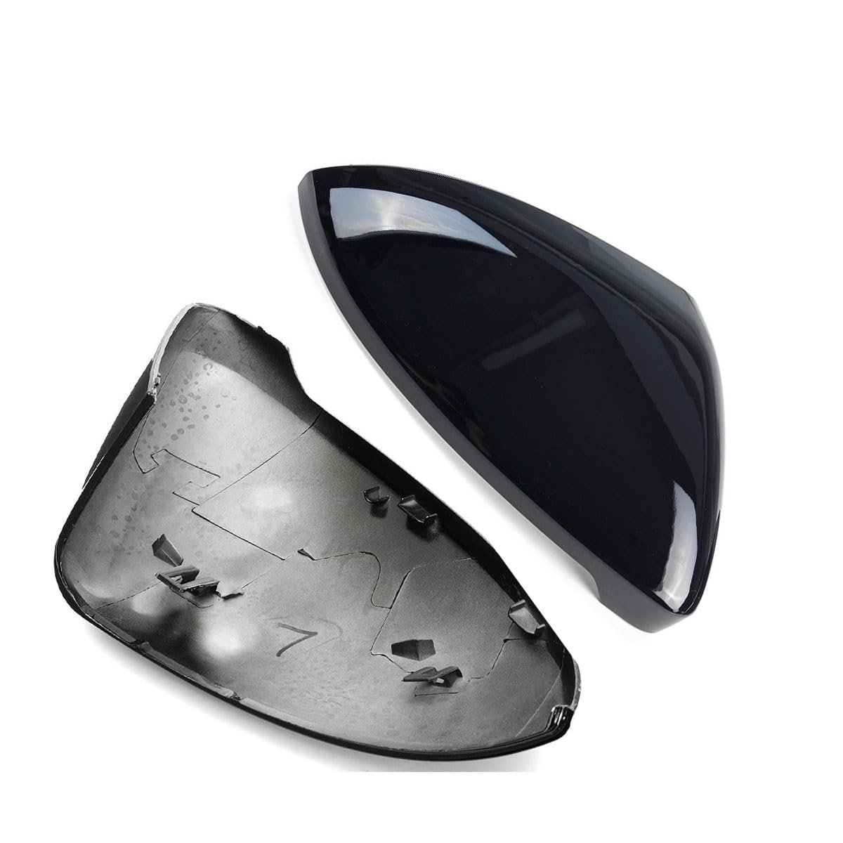 Coperture per specchietti retrovisori, 1 coppia di coperture per specchietti retrovisori compatibili con VW Golf 7 Mk7 7.5 GTD R E-Golf GTI