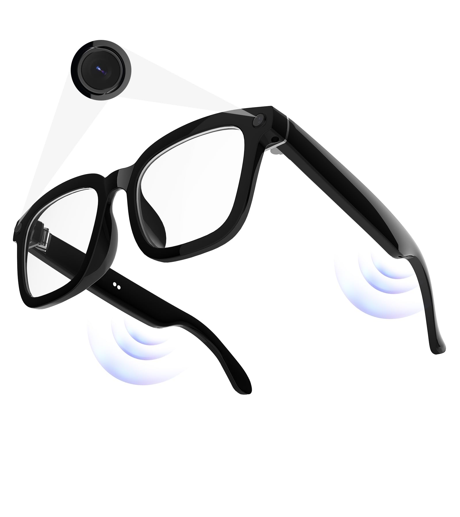 Amazon.com: Jacuate AI Smart Camera Glasses 1080P HD - Bluetooth