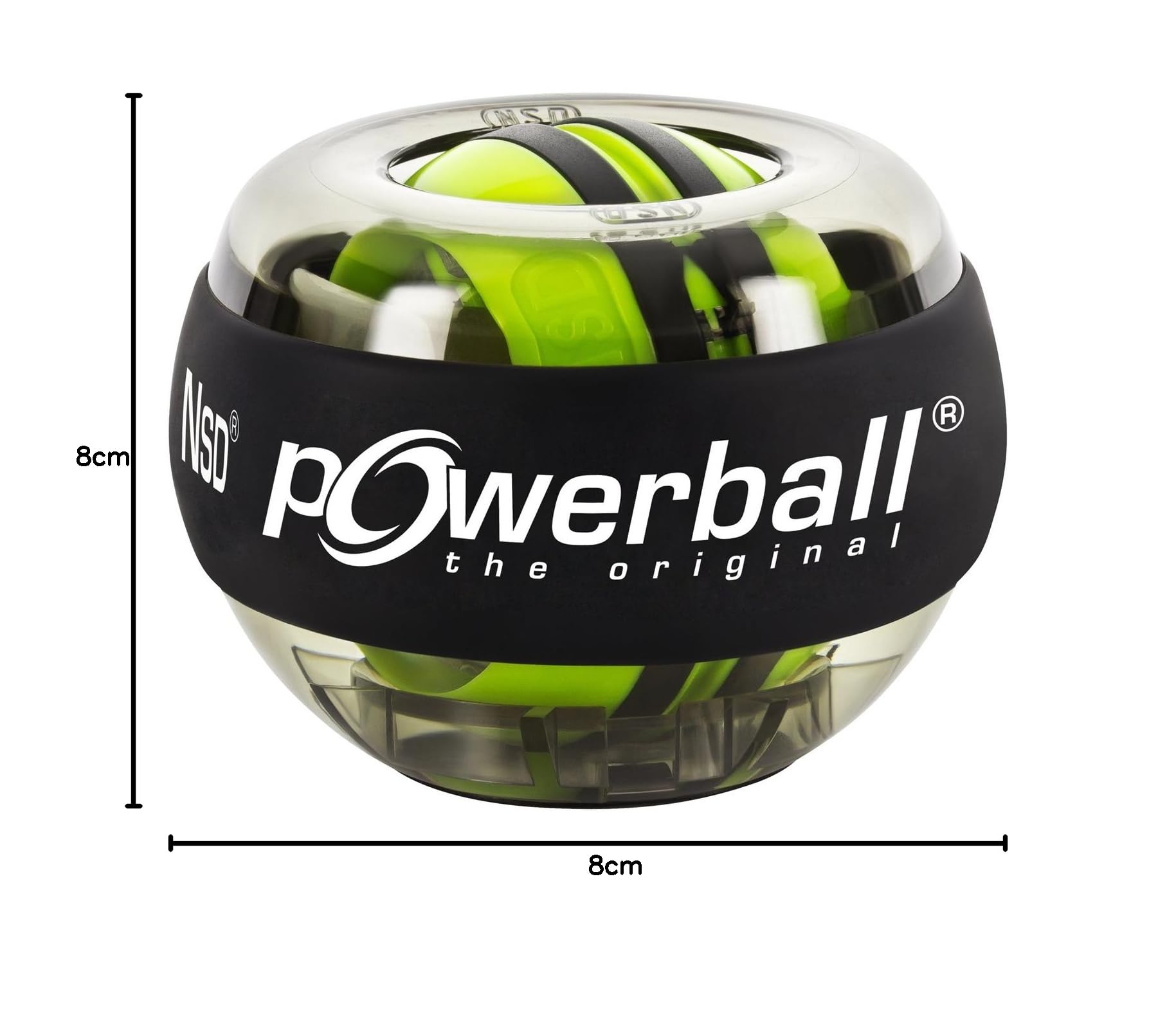 Powerball the original® Handtrainer Autostart, transparent, 065, Tennis