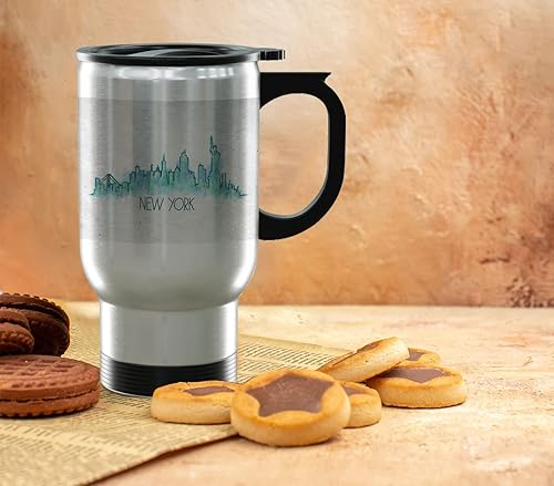 Vista 199 de TJ Originals - Taza de café Boston Massachusetts, regalo de taza de café de recuerdo de viaje turístico, taza de cerámica Skyline de 11 oz, taza