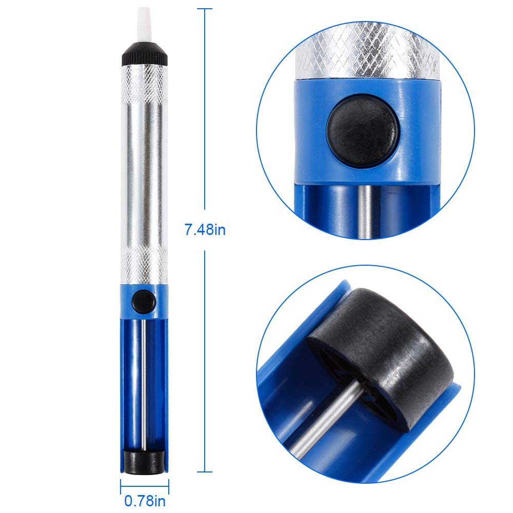 DollaTek 2Pcs BST-018 Pompa di aspirazione Pompa dissaldante Penna Slacker Sucker