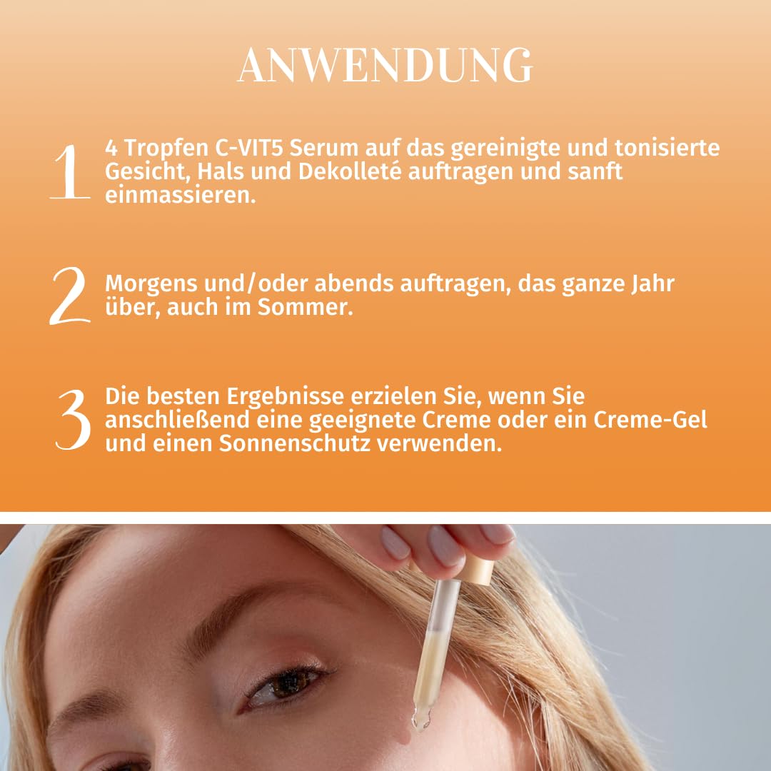 SESDERMA C-VIT 5 Liposomales Gesichtsserum 30 ml Mit 5 Formen Vitamin C | Für alle Hauttypen und einen strahlenden Teint