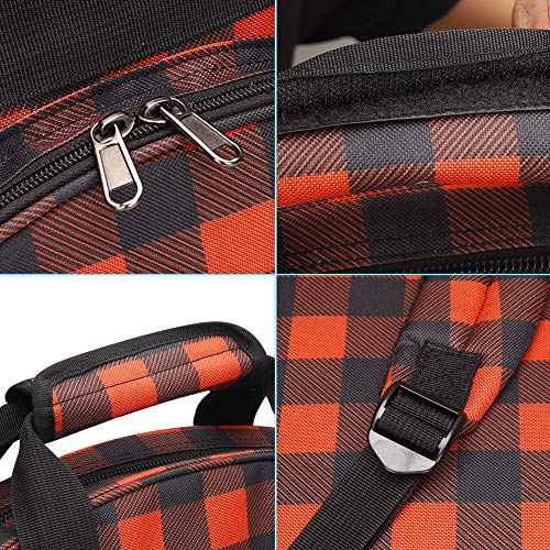 image for CHENGDE 22.8” Cymbal Bag, Drumstick Carrying Case, Padded Cymbal Sto