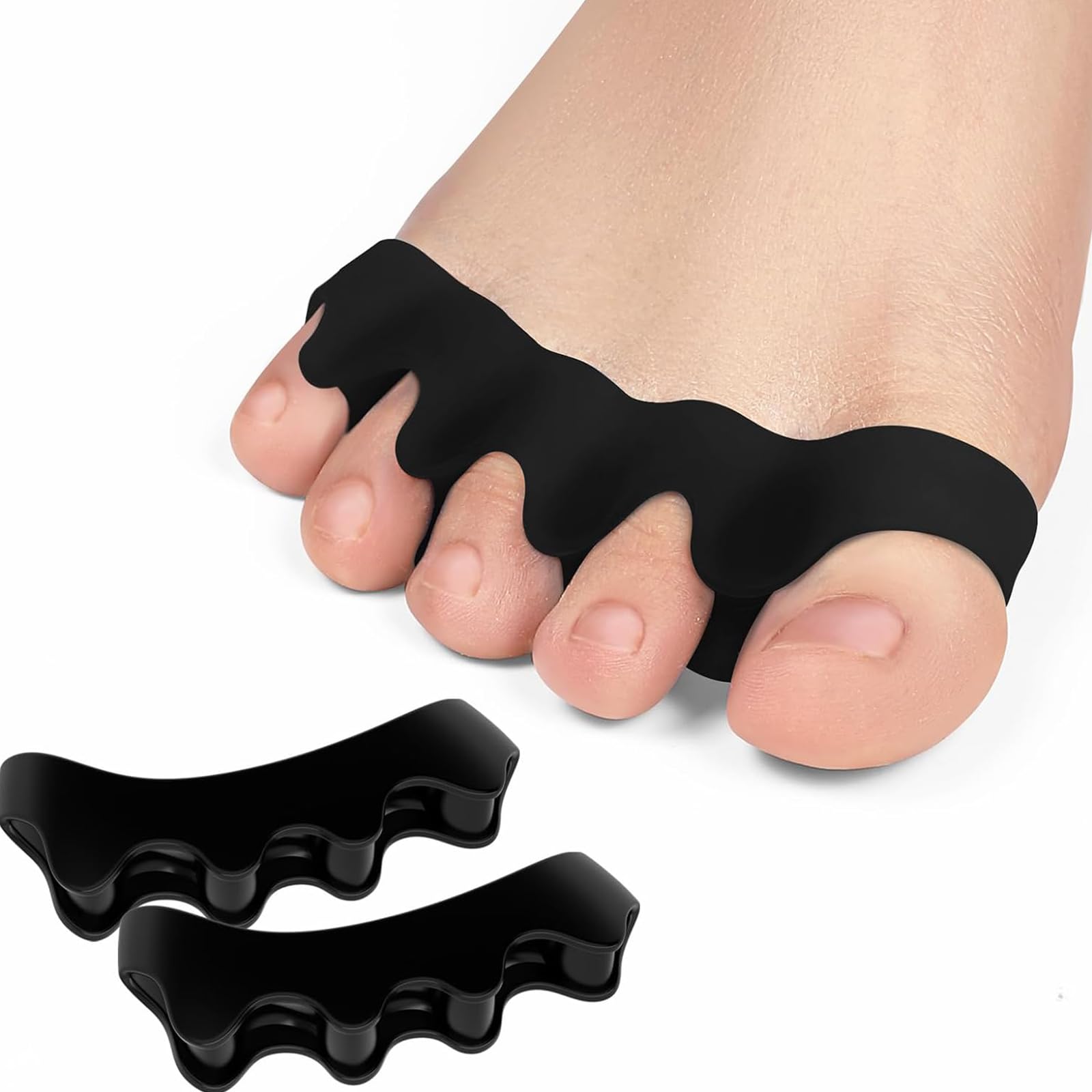 Separador de dedos del pie Corrector de juanetes Corrector juanetes mujer Corrector juanetes nocturno Alivio para juanetes Corrector de dedos deformados. Corrección ortopédica de los dedos de los pies