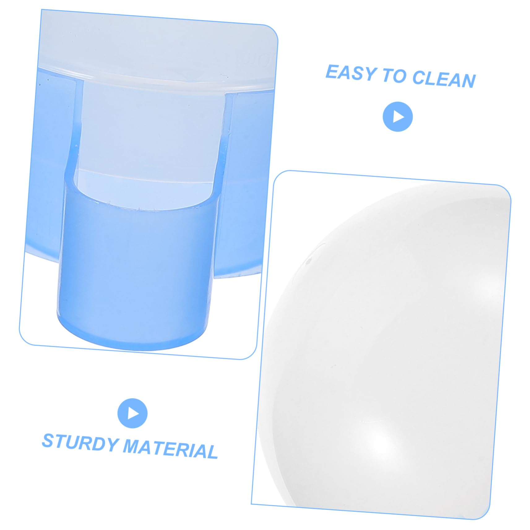 BESPORTBLE 5pièces Mangeoire Automatique pour Oiseaux Abreuvoir Multi-Usage avec Distributeur Eau Nourriture pour Volatiles Design Pratique Et Compact Accessoire pour Cage à Oiseaux