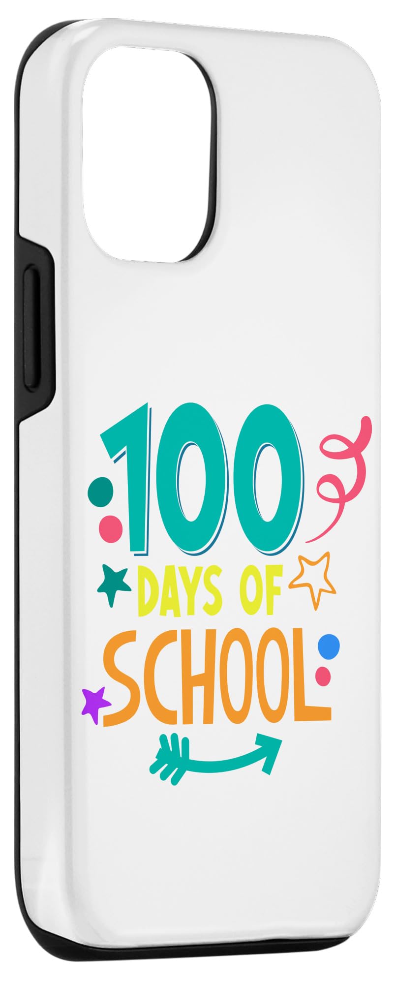 iPhone 14 100th Day of School Prid Boys Girls Kids 100 Days of School Case - Image 3