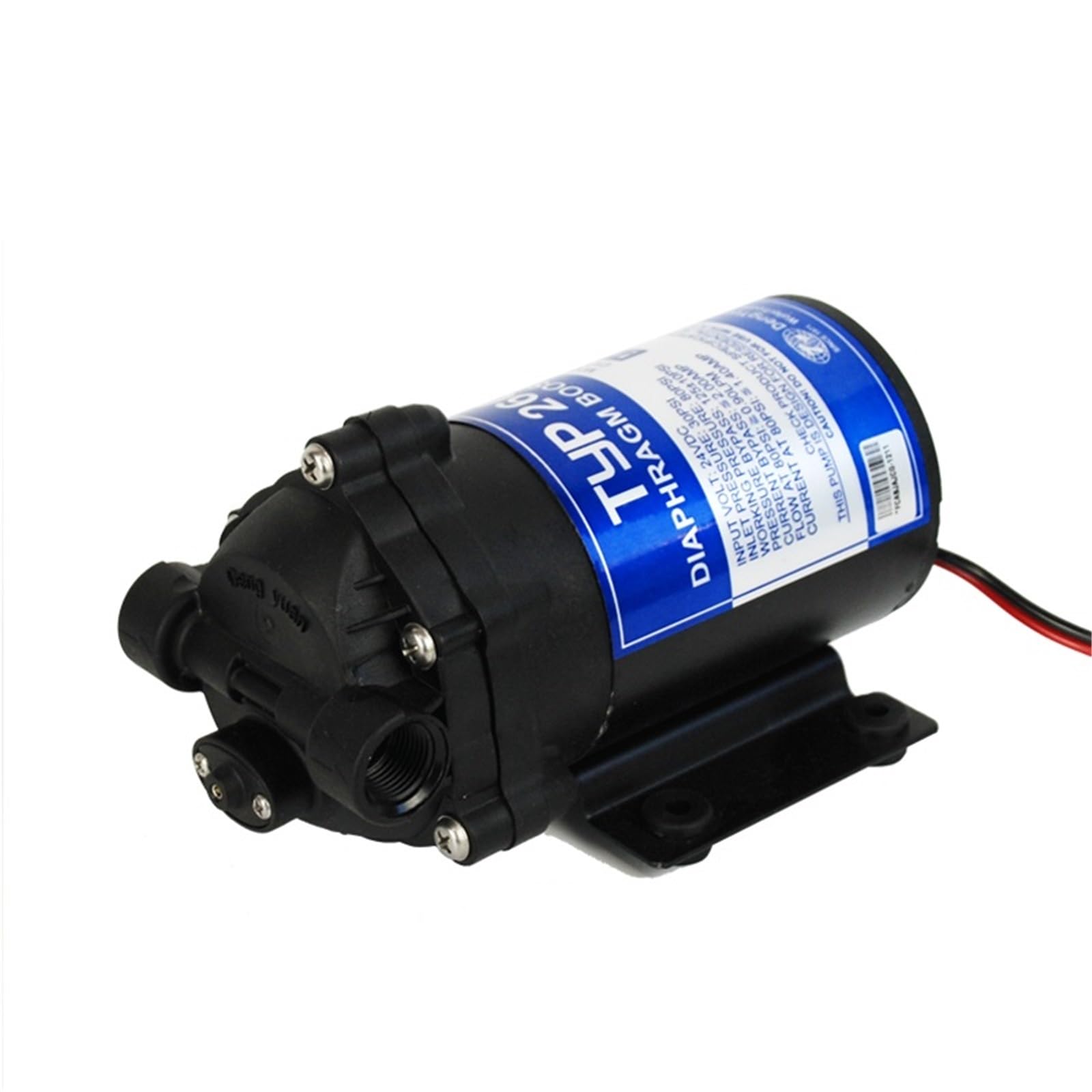 1 Uds 100gpd filtro de agua bomba de refuerzo RO 2600NH for aumentar la presión del de ósmosis inversa(Without Fittings)