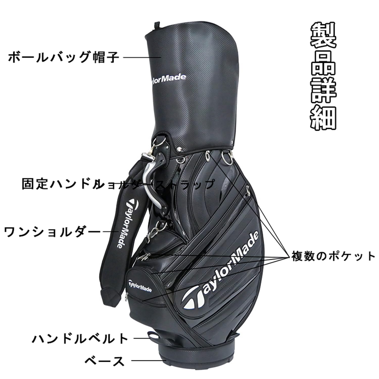 Amazon | メンズキャディーバッグ 耐摩耗性【2026新登場新規