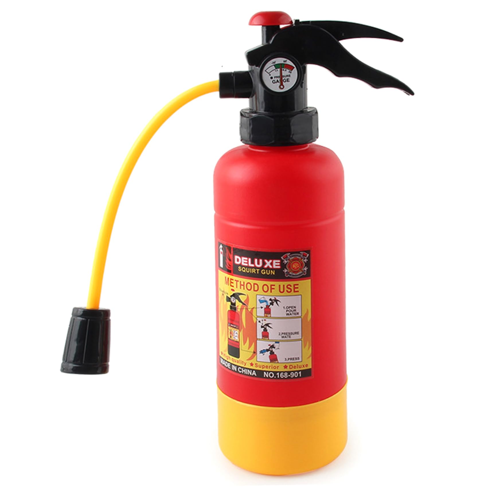 BeVistoso water guns for kids, Fire Water Gun for Kids, Realistic Fire Extinguisher Toy for Outdoor Play, Beach Pool Backyard Fun