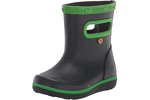 Unisex-Child Kids' Skipper Ii Rain Boot Solid Perfect Fit for Size 6 Toddlers